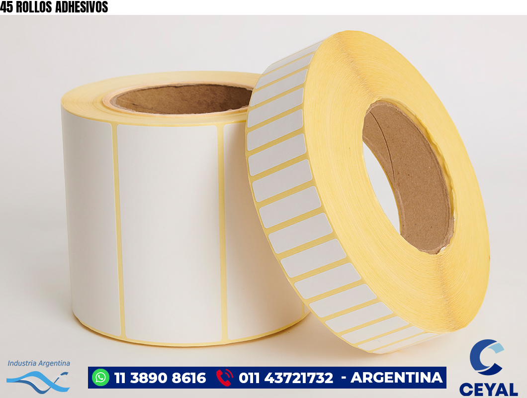 45 ROLLOS ADHESIVOS
