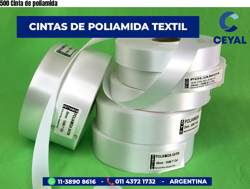 500 Cinta de poliamida