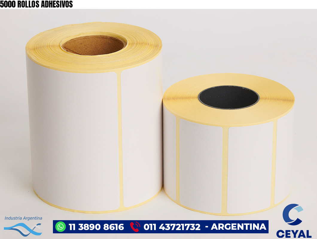 5000 ROLLOS ADHESIVOS