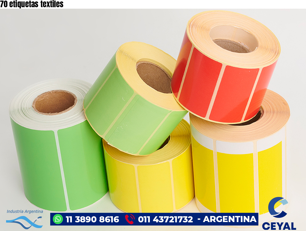 70 etiquetas textiles
