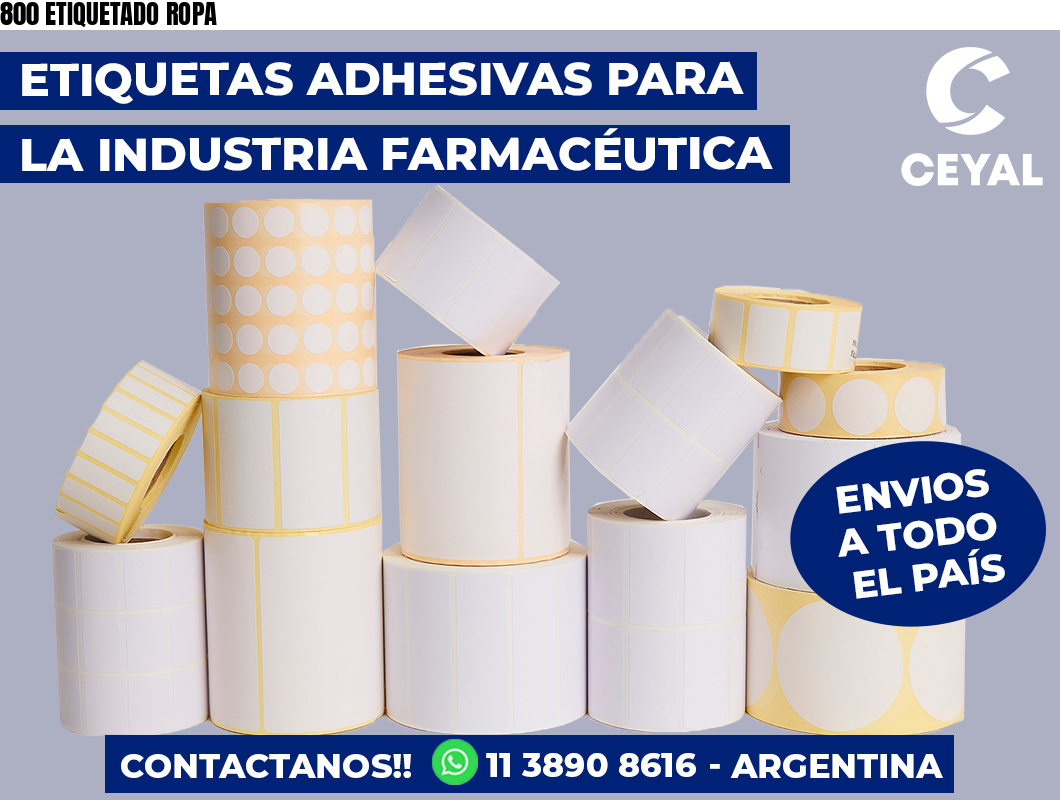800 ETIQUETADO ROPA
