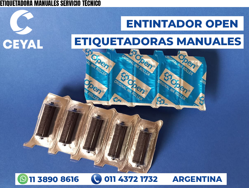 ETIQUETADORA MANUALES SERVICIO TÉCNICO