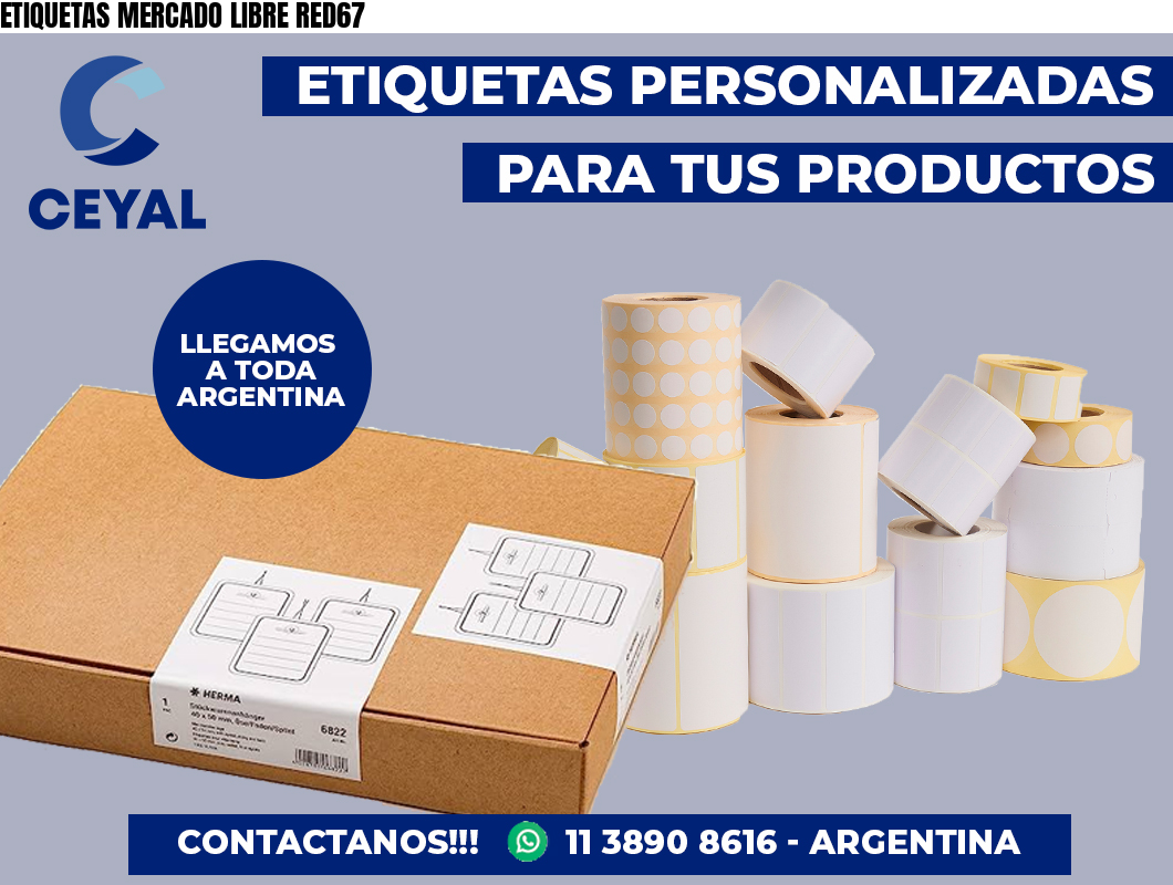 ETIQUETAS MERCADO LIBRE RED67
