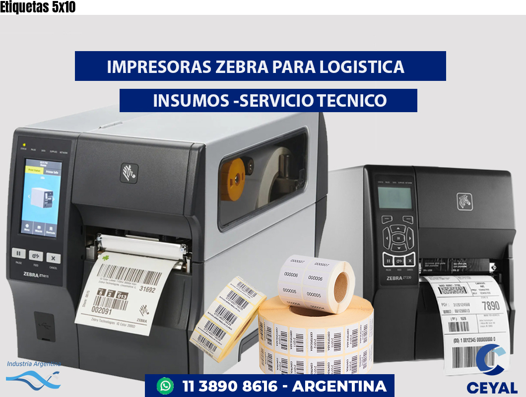 Etiquetas 5x10