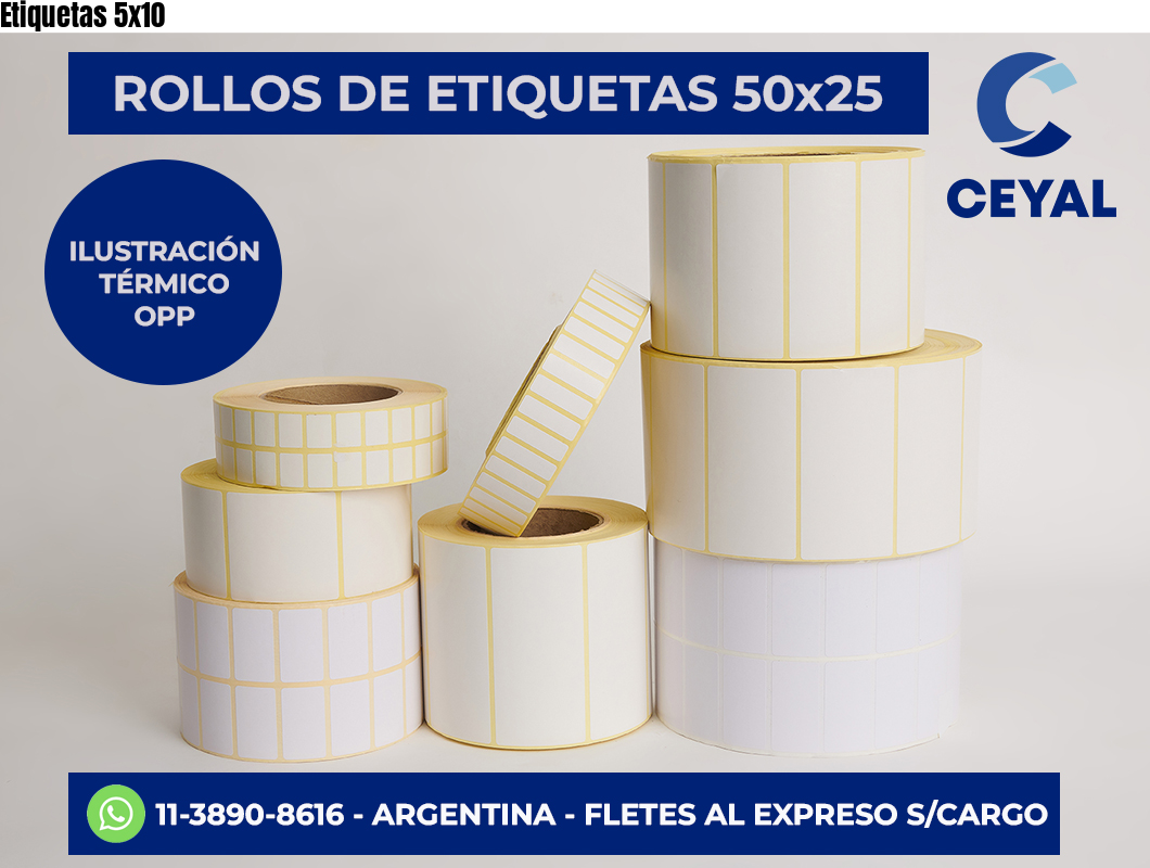 Etiquetas 5×10