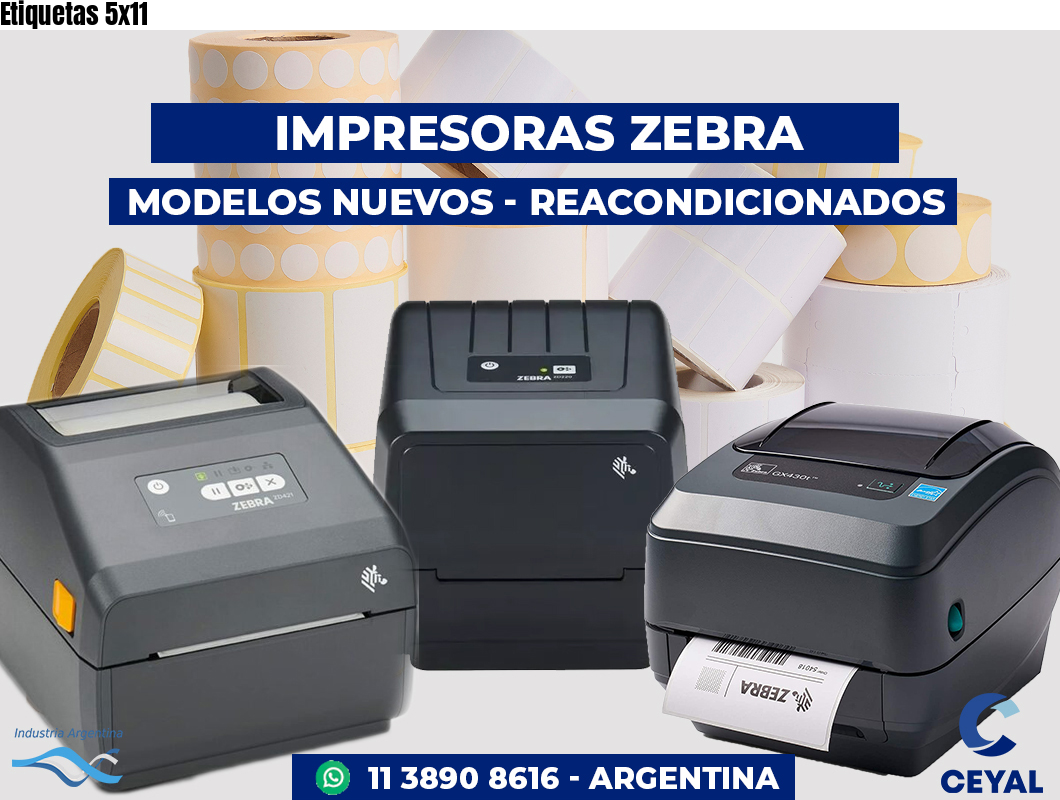 Etiquetas 5x11