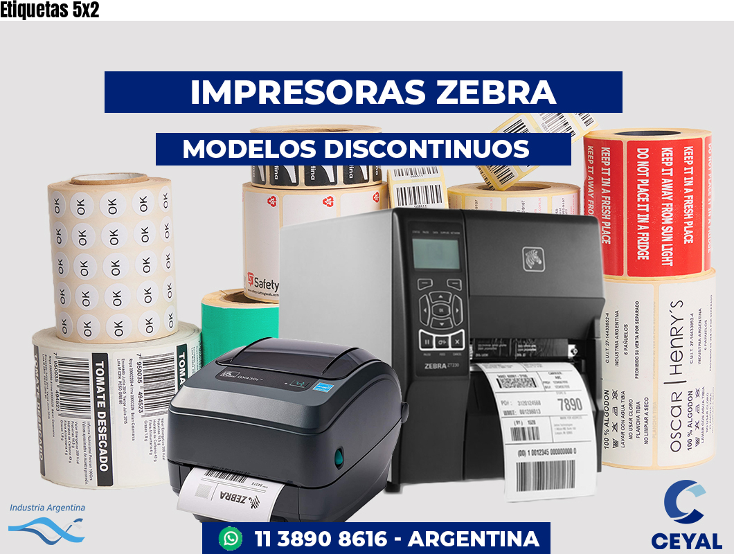 Etiquetas 5x2