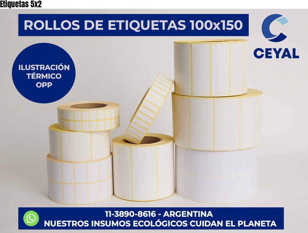 Etiquetas 5×2