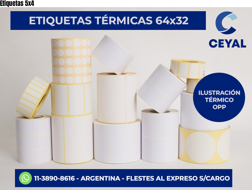 Etiquetas 5×4