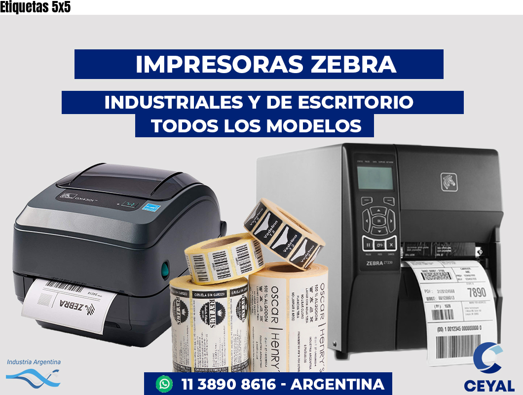 Etiquetas 5x5