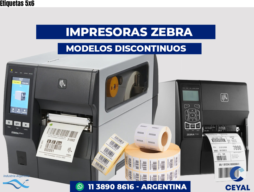 Etiquetas 5x6