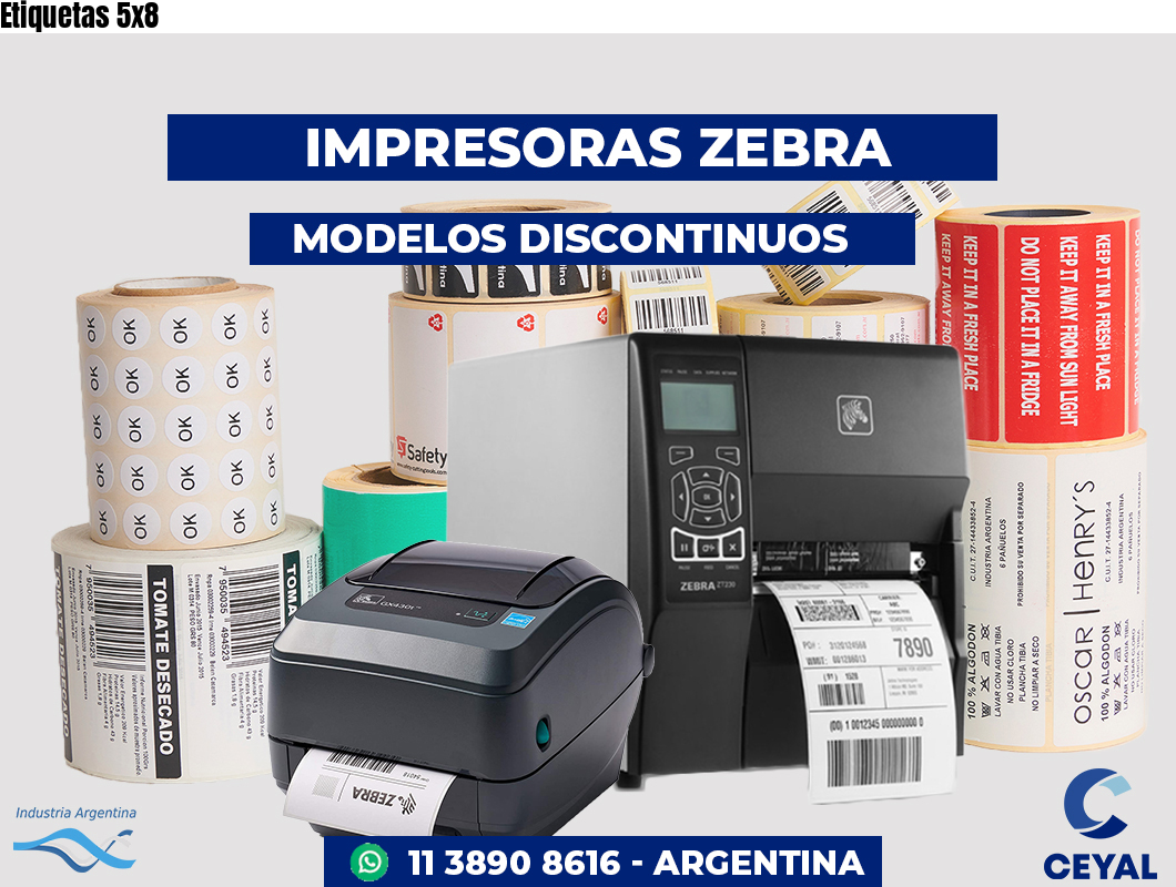 Etiquetas 5x8