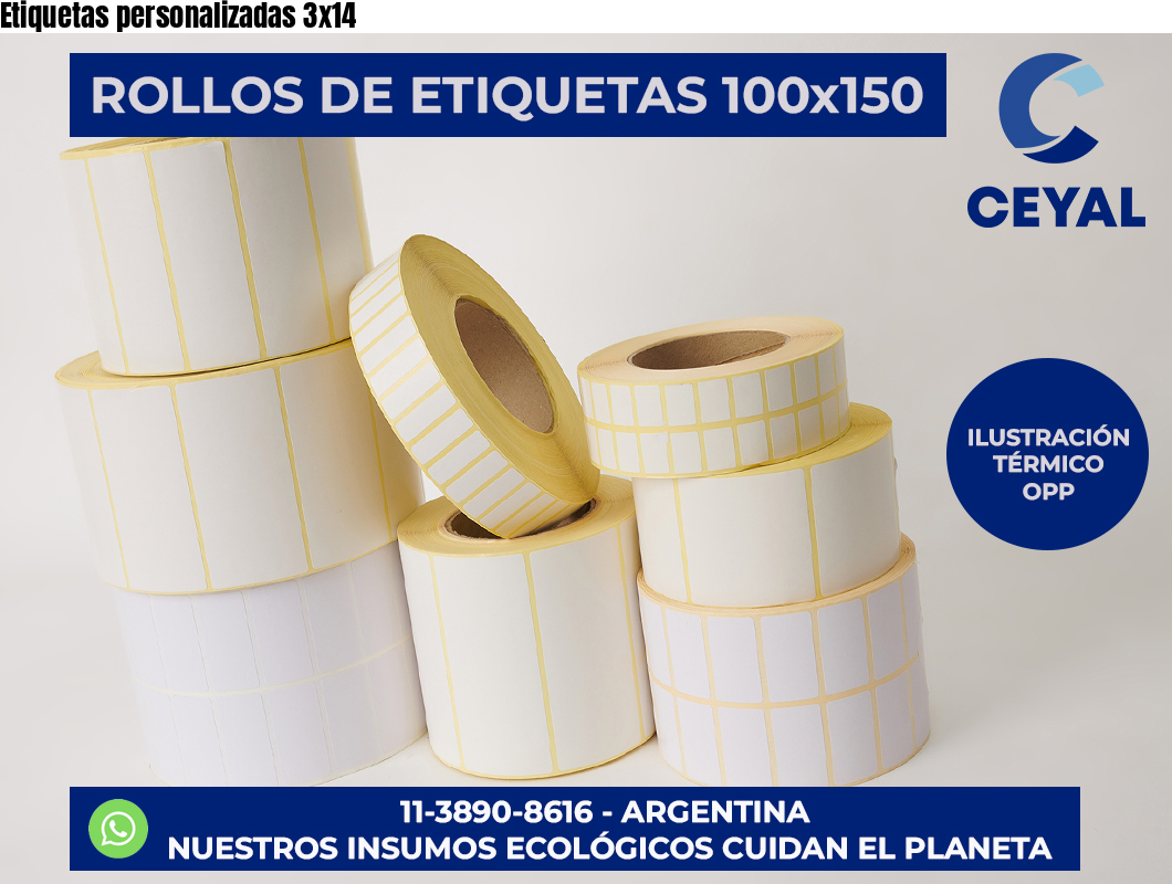 Etiquetas personalizadas 3×14