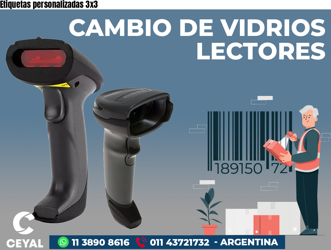 Etiquetas personalizadas 3x3