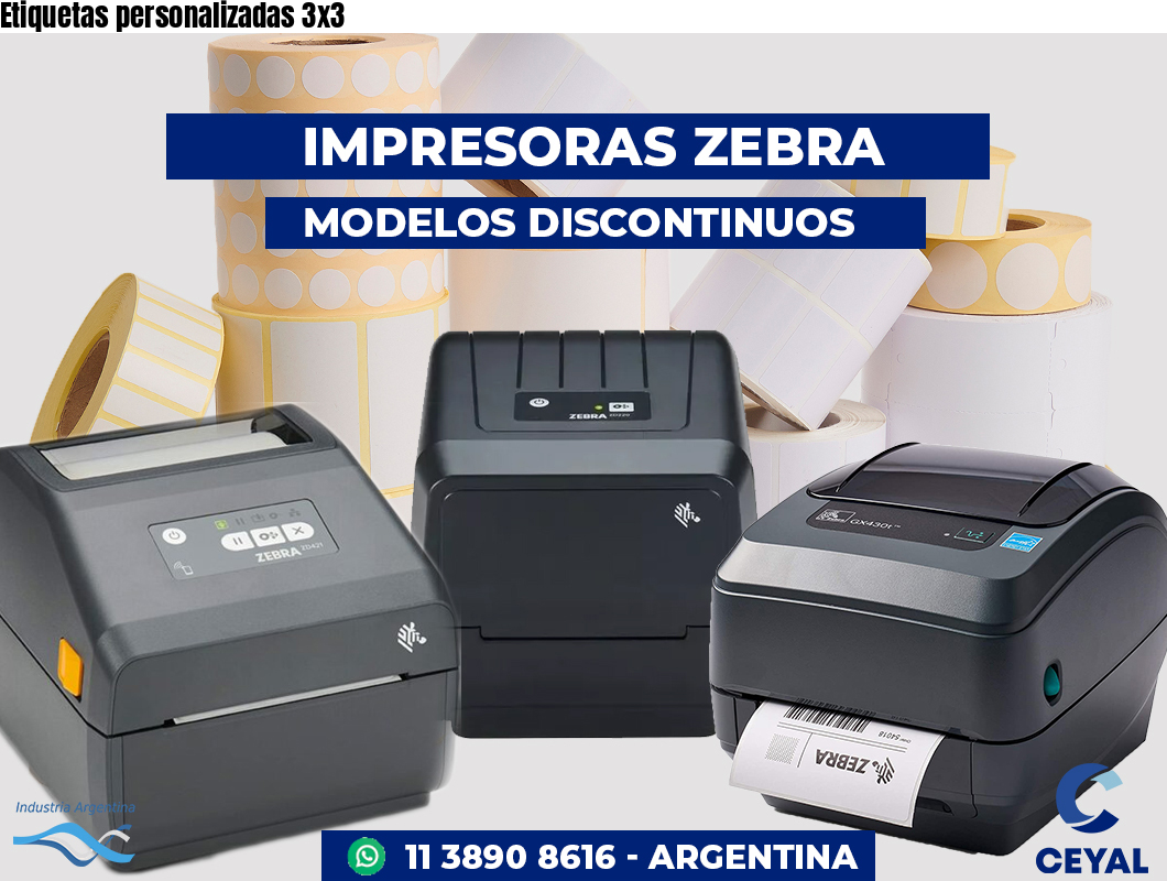 Etiquetas personalizadas 3x3