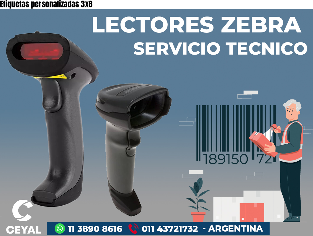 Etiquetas personalizadas 3x8