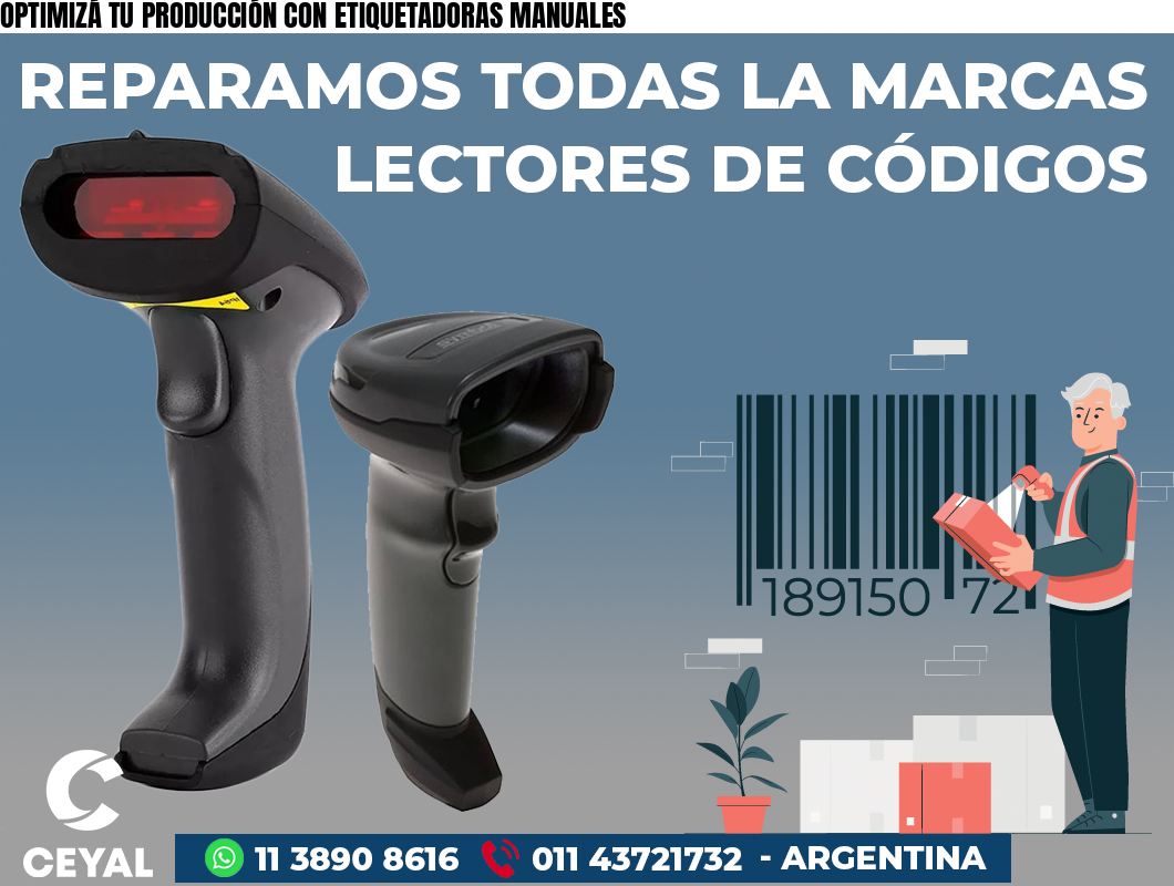 OPTIMIZÁ TU PRODUCCIÓN CON ETIQUETADORAS MANUALES