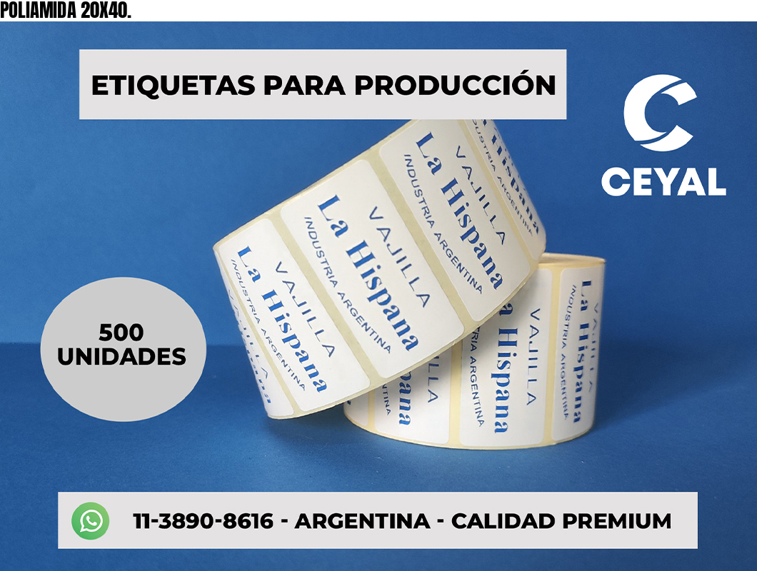 POLIAMIDA 20X40.