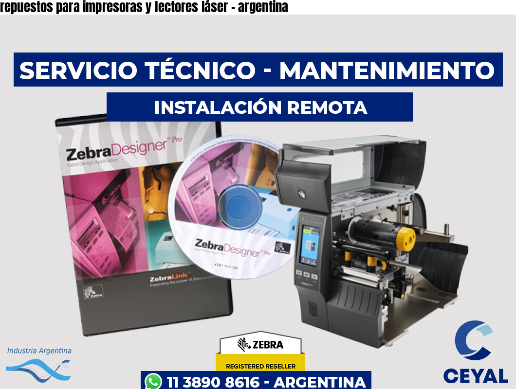 repuestos para impresoras y lectores láser – argentina