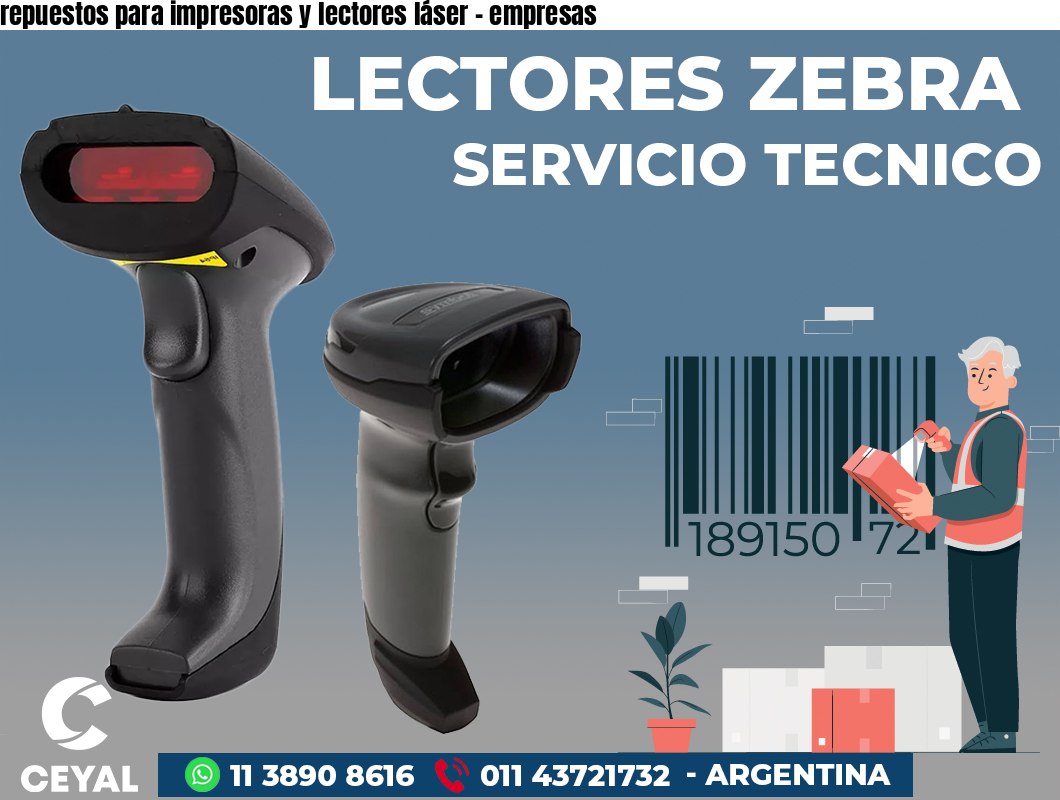 repuestos para impresoras y lectores láser - empresas