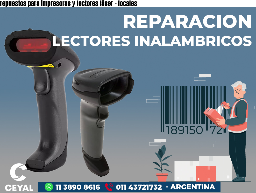 repuestos para impresoras y lectores láser - locales