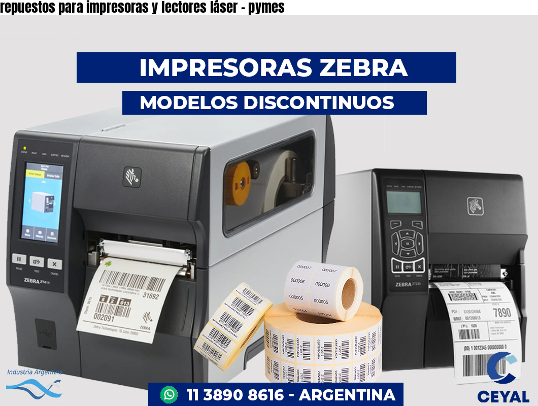 repuestos para impresoras y lectores láser - pymes