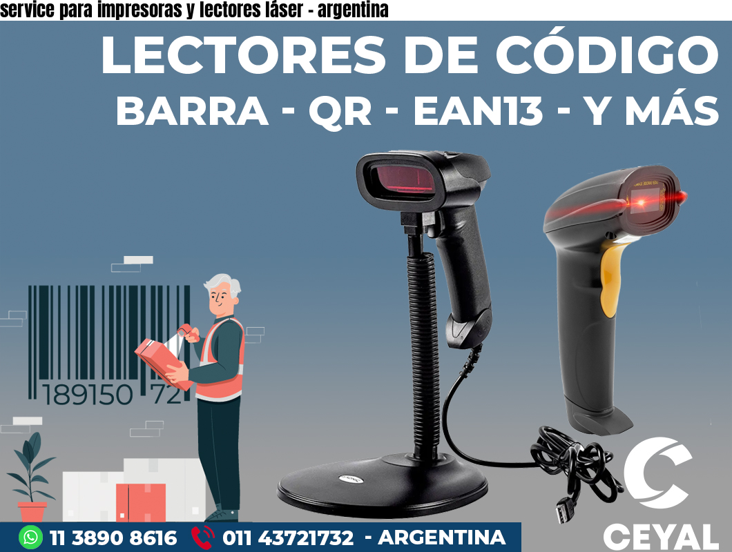 service para impresoras y lectores láser - argentina