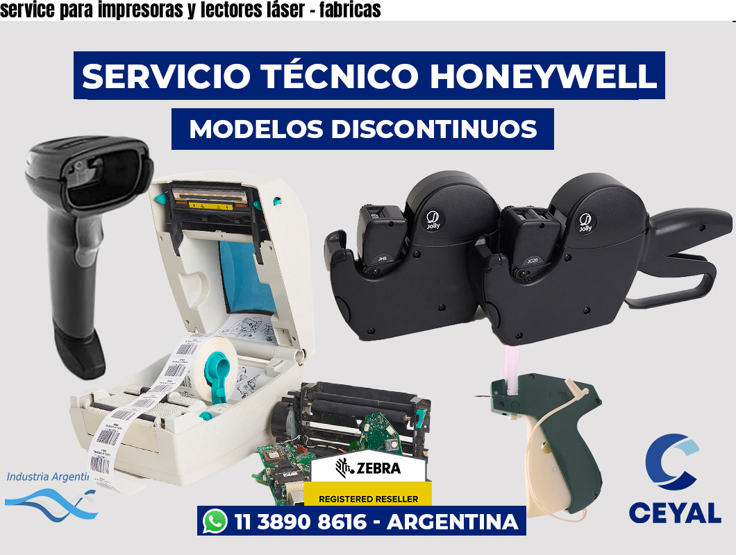 service para impresoras y lectores láser – fabricas