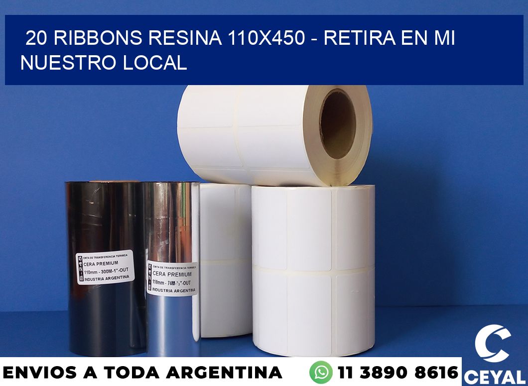 20 Ribbons resina 110×450 – retira en mi nuestro local