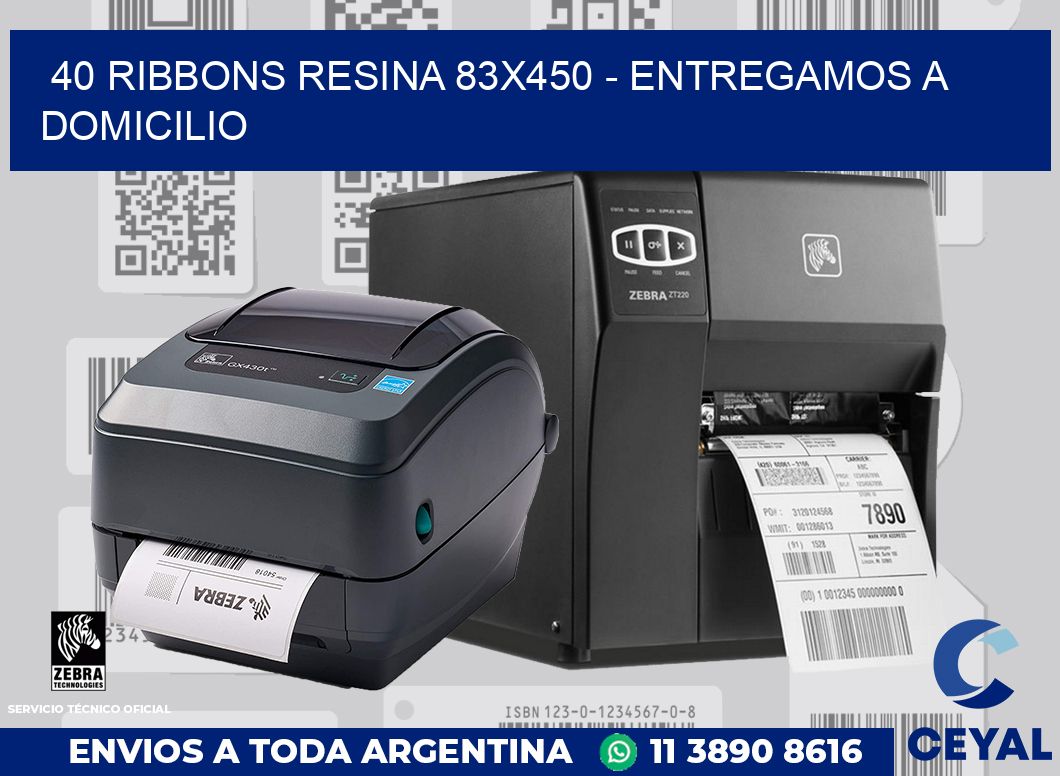40 Ribbons resina 83x450 - entregamos a domicilio
