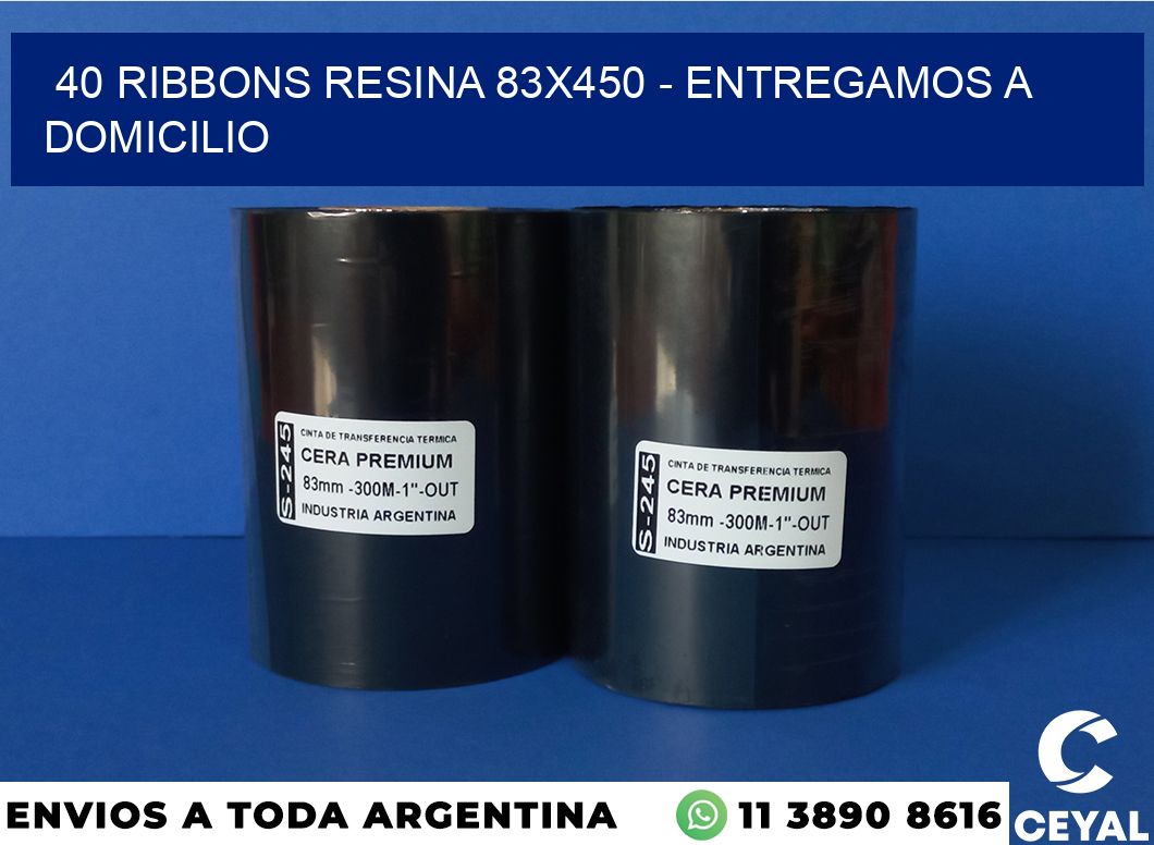 40 Ribbons resina 83×450 – entregamos a domicilio