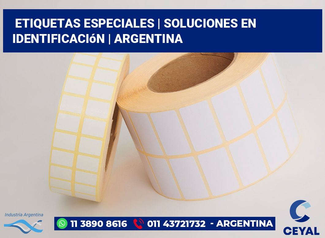 Etiquetas especiales | Soluciones en identificación | Argentina