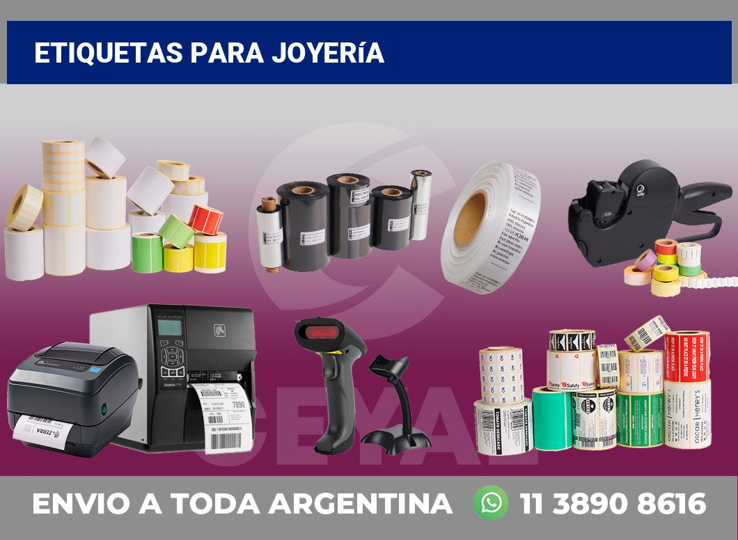 Etiquetas para Joyería