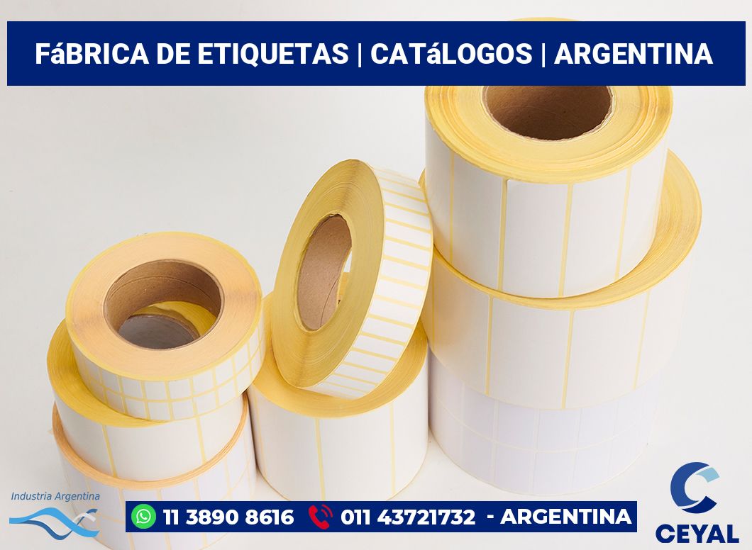 Fábrica de etiquetas | Catálogos | Argentina