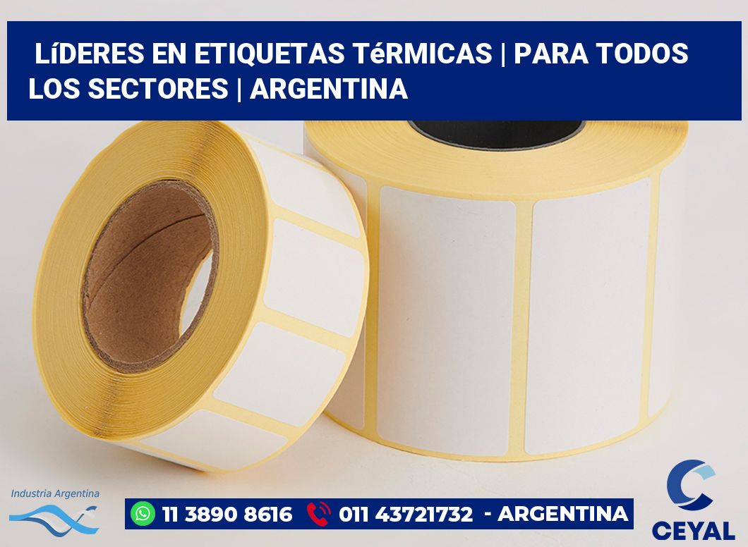 Líderes en etiquetas térmicas | Para todos los sectores | Argentina