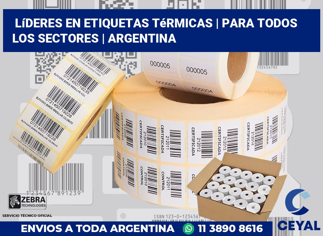 Líderes en etiquetas térmicas | Para todos los sectores | Argentina