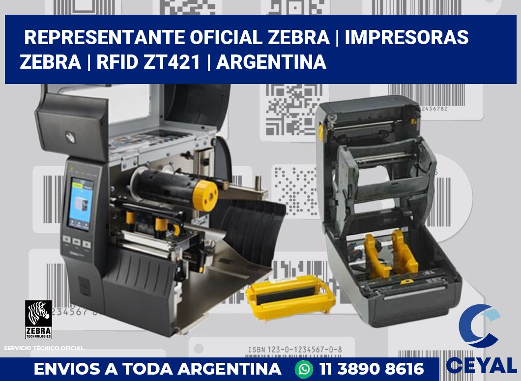 Representante oficial Zebra | Impresoras Zebra | RFID ZT421 | Argentina