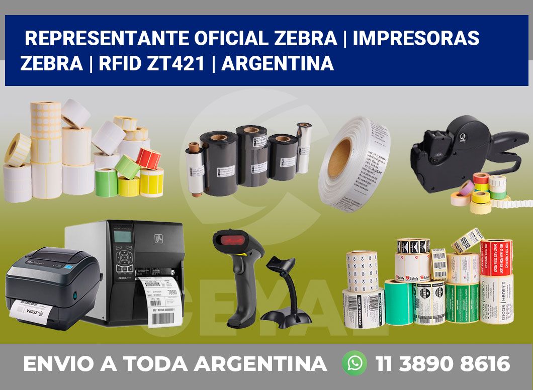 Representante oficial Zebra | Impresoras Zebra | RFID ZT421 | Argentina