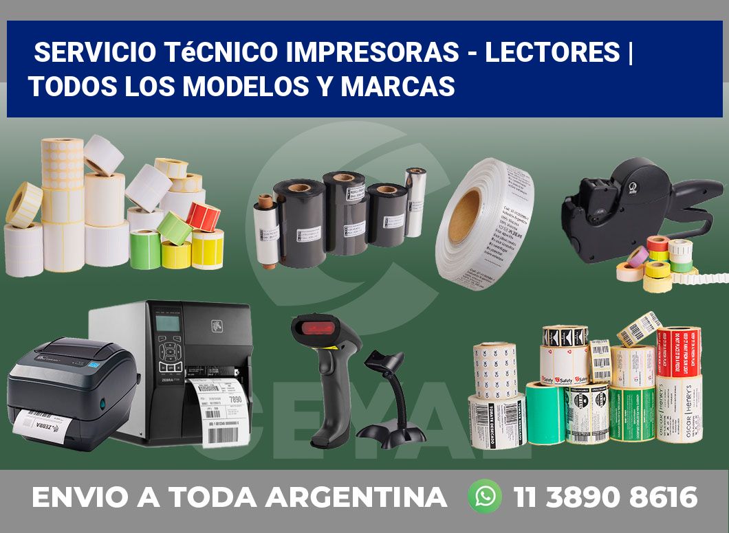 Servicio técnico impresoras – lectores | Todos los modelos y marcas