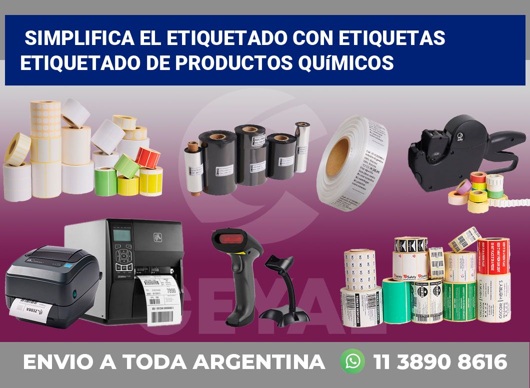 Simplifica el Etiquetado con Etiquetas Etiquetado de Productos Químicos