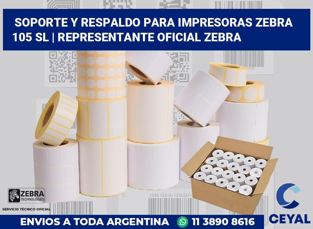 Soporte y respaldo para impresoras Zebra 105 SL | Representante oficial Zebra