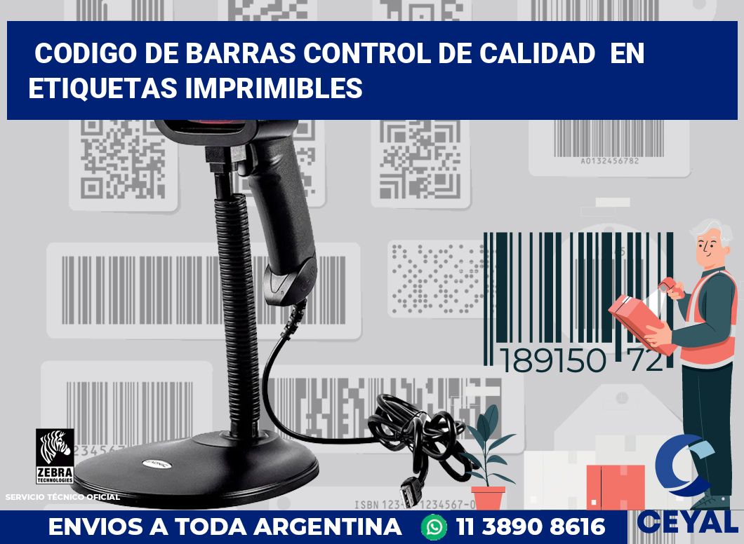 codigo de barras control de calidad en etiquetas imprimibles