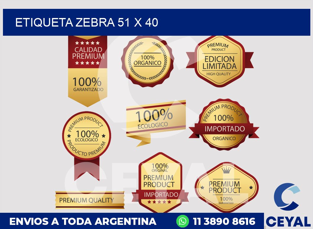 etiqueta zebra 51 x 40
