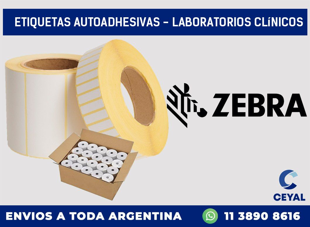 etiquetas autoadhesivas – Laboratorios clínicos