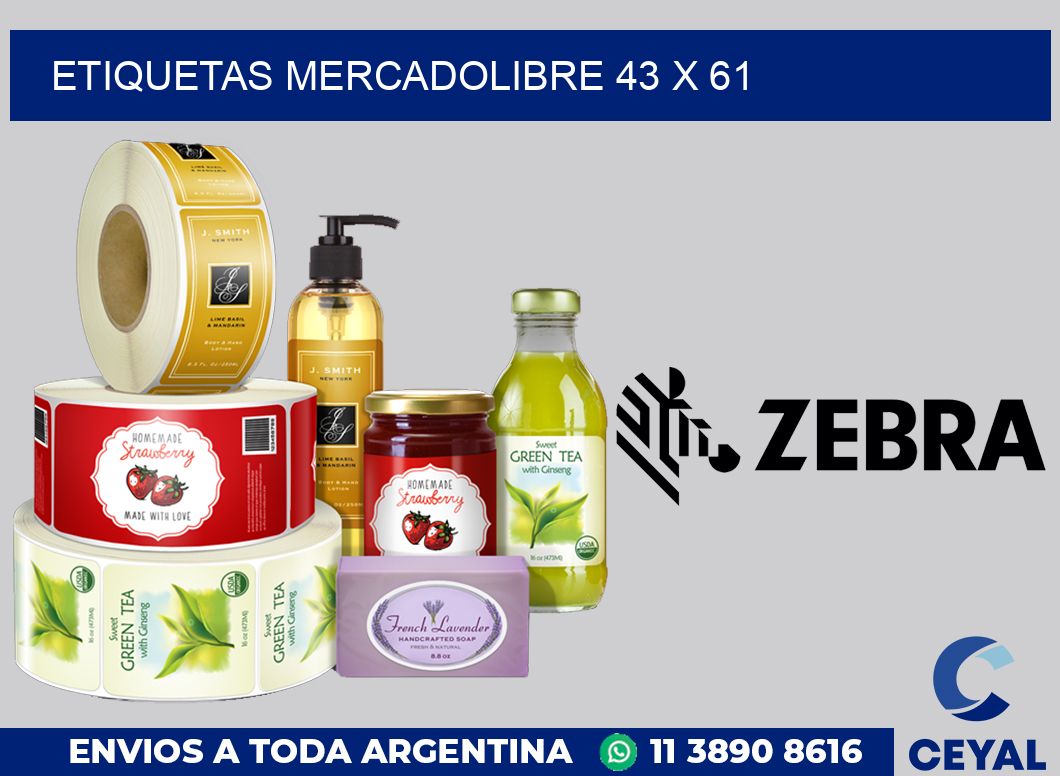 etiquetas mercadolibre 43 x 61