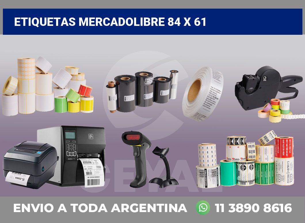 etiquetas mercadolibre 84 x 61