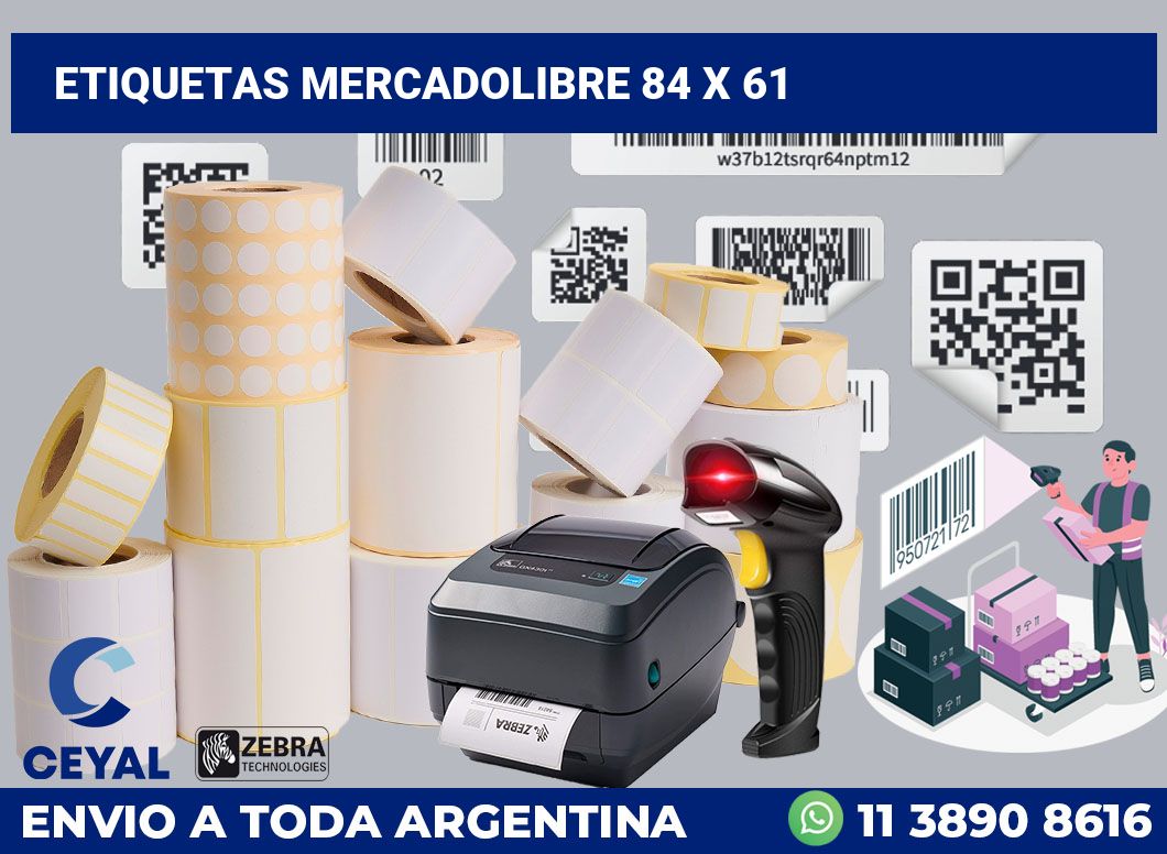 etiquetas mercadolibre 84 x 61
