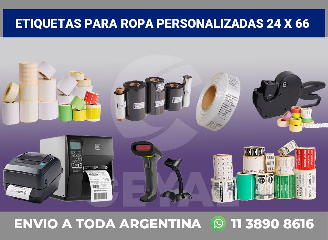 etiquetas para ropa personalizadas 24 x 66