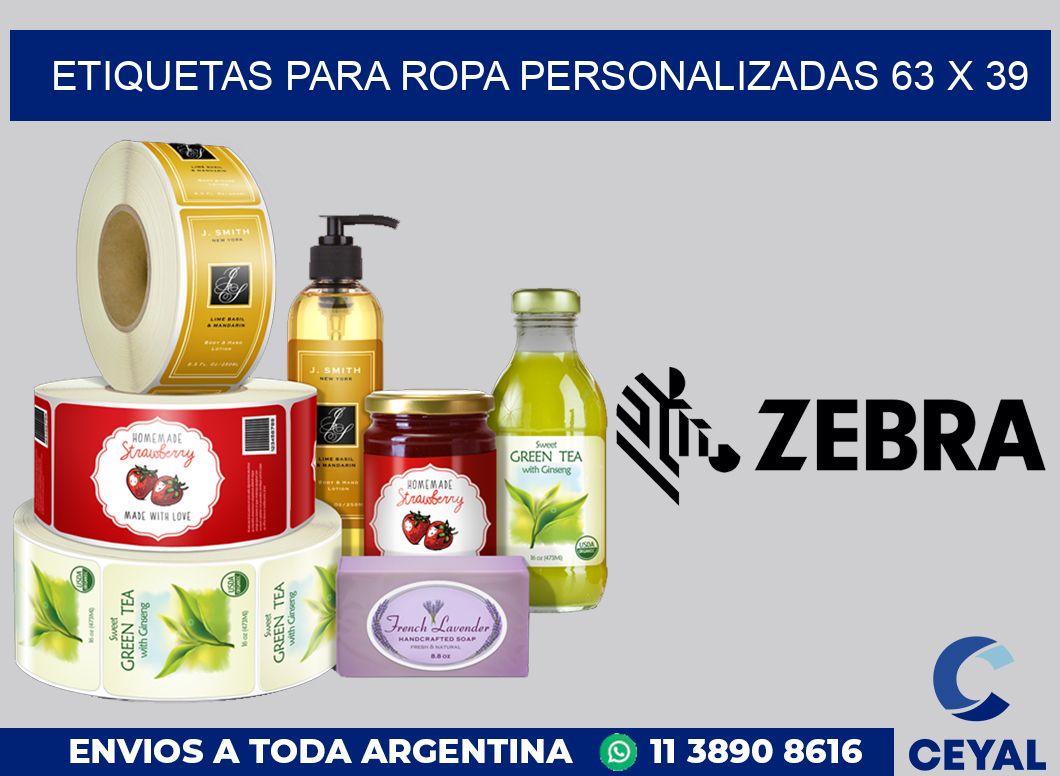 etiquetas para ropa personalizadas 63 x 39