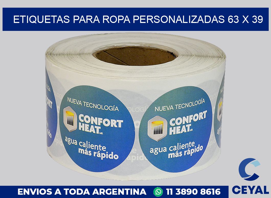 etiquetas para ropa personalizadas 63 x 39